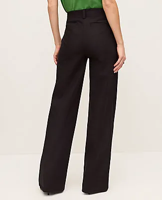 Ann Taylor The Modern Wide-Leg Pant in Twill sold by Ann Taylor product image thumbnail 3