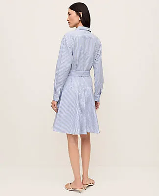 Ann Taylor Striped Flare Shirtdress sold by Ann Taylor product image thumbnail 2