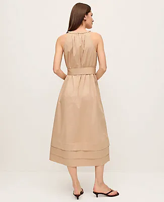 Ann Taylor Halter Flare Midi Dress sold by Ann Taylor product image thumbnail 2