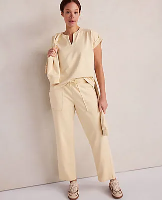 Ann Taylor Haven Well Within Garment-Dyed Organic Cotton Terry Tee sold by Ann Taylor product image thumbnail 3