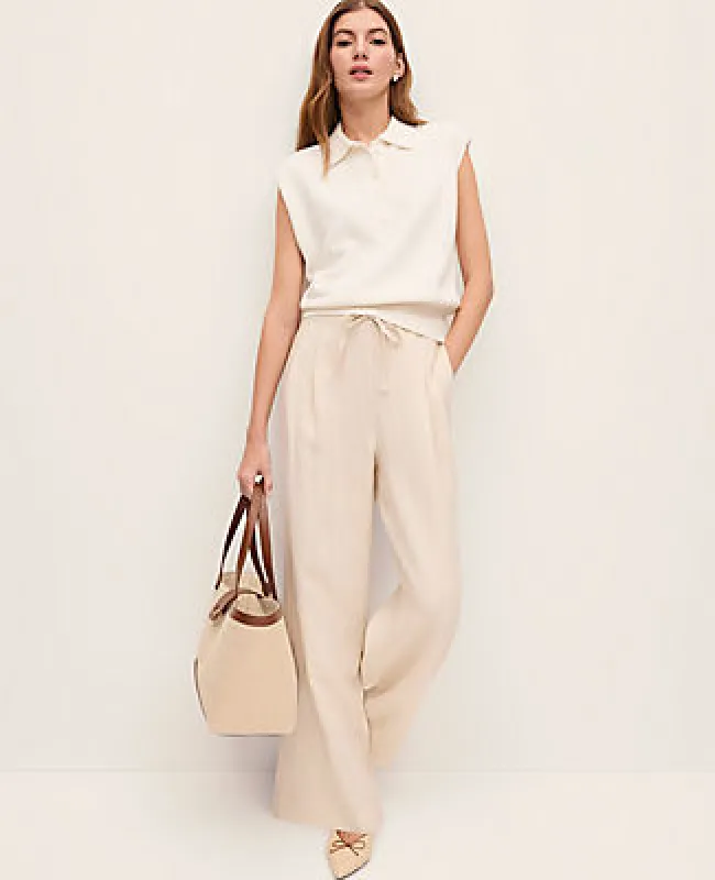 Ann Taylor Petite Weekend Collection Easy Fit Wide-Leg Pant made by Ann Taylor