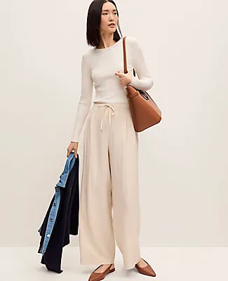 Ann Taylor Weekend Collection Textured Stitch Sweater sold by Ann Taylor product image thumbnail 3