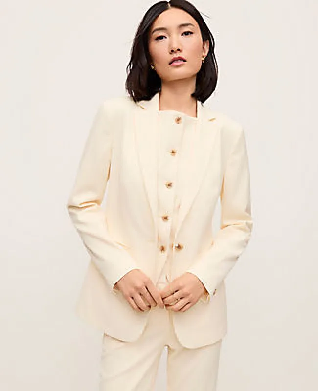 Ann Taylor The Fitted Long Blazer made by Ann Taylor