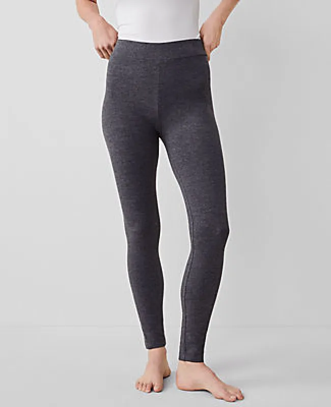Ann Taylor Heathered Essential Leggings made by Ann Taylor