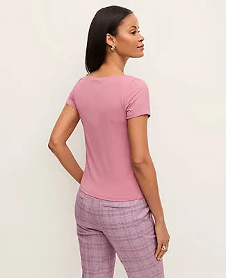 Ann Taylor Boatneck Tee sold by Ann Taylor product image thumbnail 2
