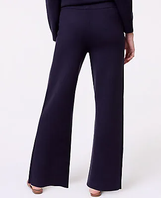 Ann Taylor Petite Weekend Collection Easy Fit Wide-Leg Sweater Pant sold by Ann Taylor product image thumbnail 3
