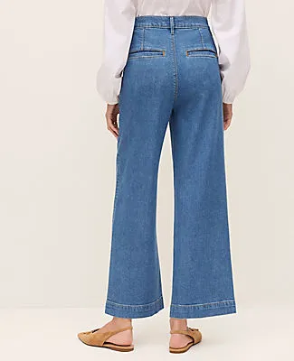 Ann Taylor The Drapey Trouser Crop Jean sold by Ann Taylor product image thumbnail 3