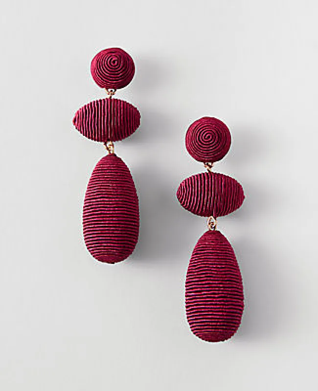 Ann Taylor Threaded Drop Earrings sold by Ann Taylor