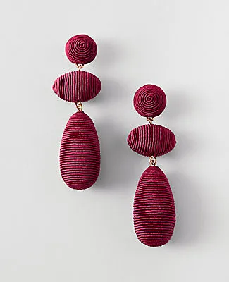 Ann Taylor Threaded Drop Earrings sold by Ann Taylor