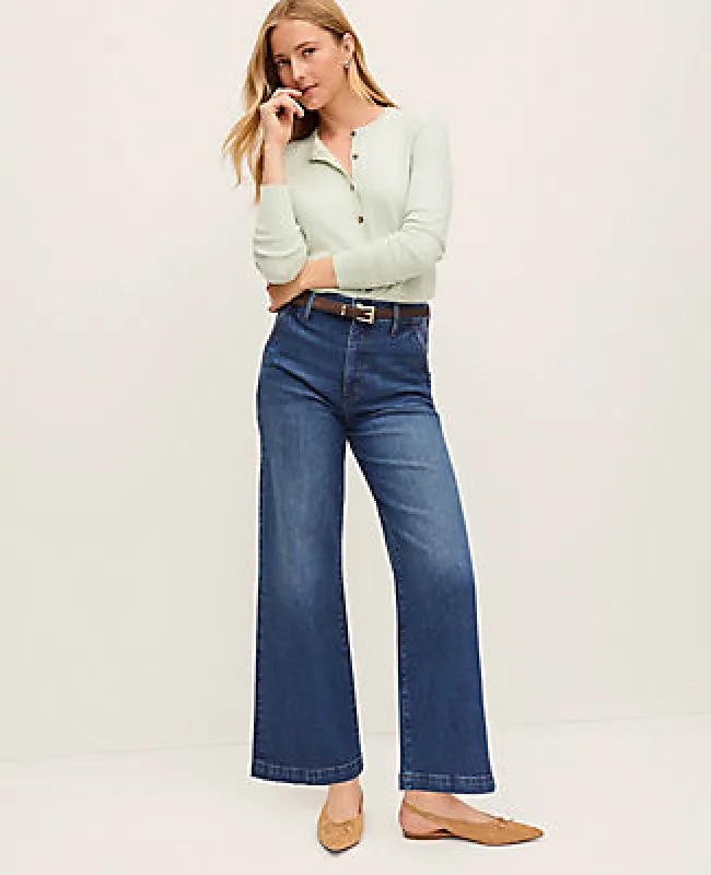 Ann Taylor The Petite Trouser Crop Jean made by Ann Taylor