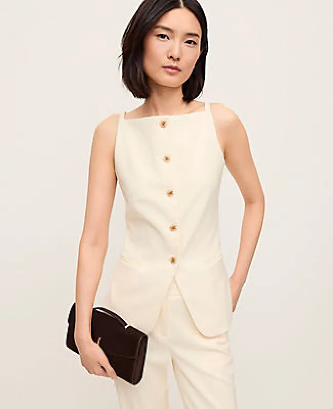Ann Taylor Boatneck Vest made by Ann Taylor