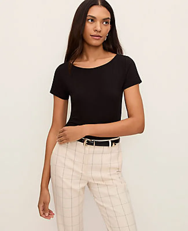 Ann Taylor Boatneck Tee sold by Ann Taylor