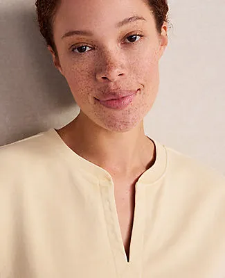 Ann Taylor Haven Well Within Garment-Dyed Organic Cotton Terry Tee sold by Ann Taylor product image thumbnail 2