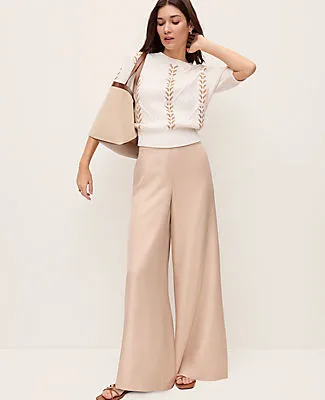 Ann Taylor The Easy Wide-Leg Pant sold by Ann Taylor