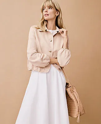 Ann Taylor Bubble Collared Jacket sold by Ann Taylor product image thumbnail 3
