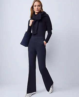 Ann Taylor Petite Weekend Collection Flare Pant in Ponte sold by Ann Taylor