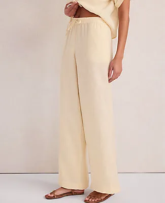 Ann Taylor Haven Well Within Linen Wide Leg Pants sold by Ann Taylor