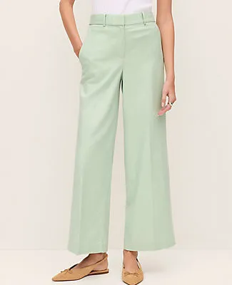 Ann Taylor The Petite Weekend Collection Everyday Wide-Leg Ankle Pant sold by Ann Taylor product image thumbnail 2