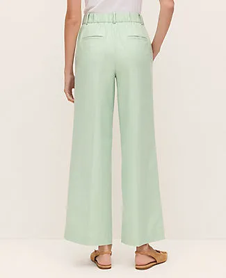 Ann Taylor The Petite Weekend Collection Everyday Wide-Leg Ankle Pant sold by Ann Taylor product image thumbnail 3