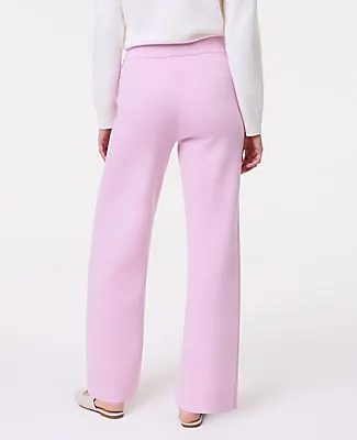 Ann Taylor Petite Weekend Collection Easy Fit Wide-Leg Sweater Pant sold by Ann Taylor product image thumbnail 3