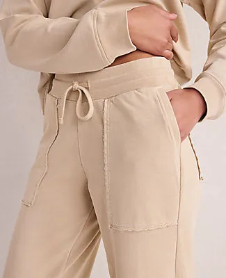 Ann Taylor Haven Well Within Garment-Dyed Organic Cotton Terry Pants sold by Ann Taylor product image thumbnail 2