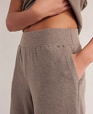 Ann Taylor Haven Well Within Organic Cotton Rib Knit Wide Leg Pants sold by Ann Taylor product image thumbnail 2
