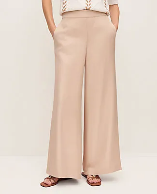 Ann Taylor The Petite Easy Wide-Leg Pant sold by Ann Taylor product image thumbnail 2