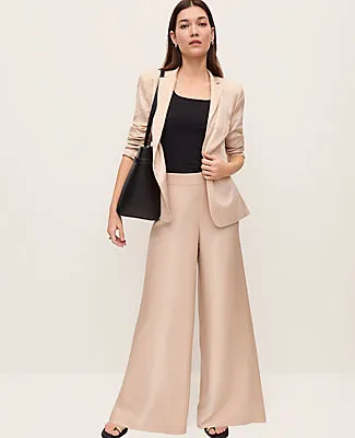Ann Taylor The Petite Easy Wide-Leg Pant sold by Ann Taylor product image thumbnail 4