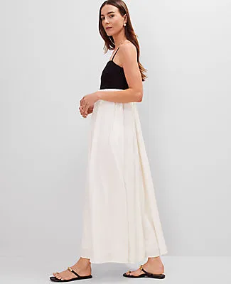 Ann Taylor Petite Strappy Linen Blend Maxi Dress sold by Ann Taylor