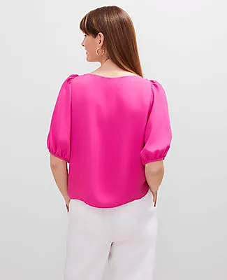 Ann Taylor Petite Boatneck Popover Top sold by Ann Taylor product image thumbnail 2