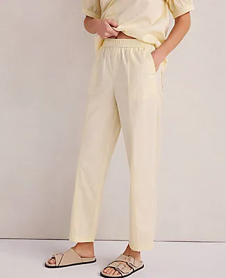 Ann Taylor Haven Well Within Organic Cotton Twill Tapered Pants sold by Ann Taylor