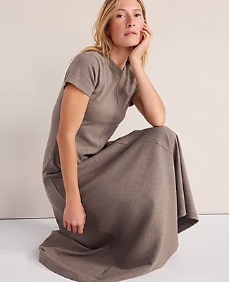 Ann Taylor Haven Well Within Organic Cotton Rib Knit Maxi Dress sold by Ann Taylor product image thumbnail 3