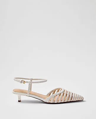 Ann Taylor Kitten Heel Pump sold by Ann Taylor