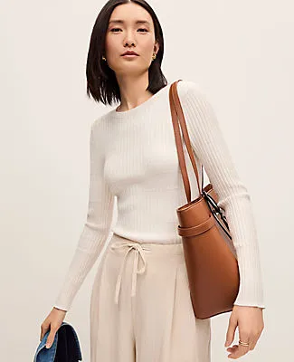 Ann Taylor Weekend Collection Textured Stitch Sweater sold by Ann Taylor