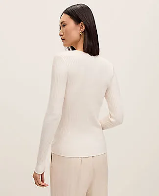 Ann Taylor Weekend Collection Textured Stitch Sweater sold by Ann Taylor product image thumbnail 2
