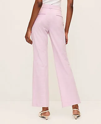 Ann Taylor The Petite Jayne Crop Trouser In Gingham sold by Ann Taylor product image thumbnail 3