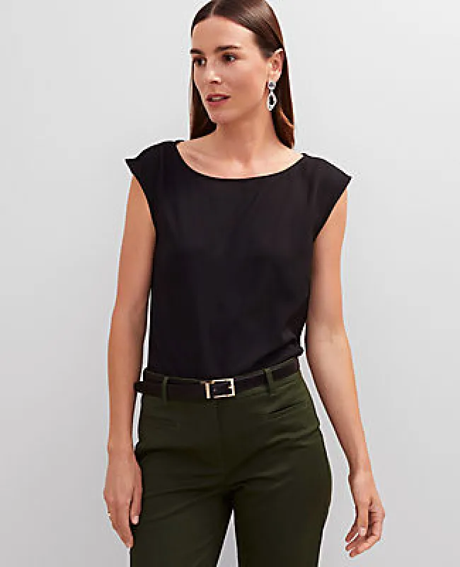Ann Taylor Sleeveless Crew Neck Top made by Ann Taylor