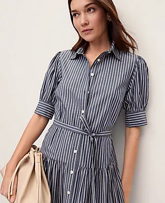 Ann Taylor Striped Shirtdress sold by Ann Taylor product image thumbnail 3