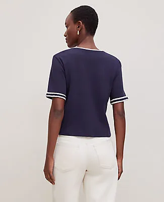 Ann Taylor Crochet Trim Knit Jacket sold by Ann Taylor product image thumbnail 2