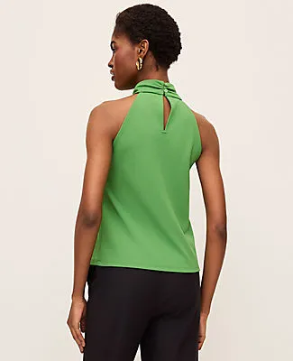 Ann Taylor Petite Twist Neck Halter Top sold by Ann Taylor product image thumbnail 2