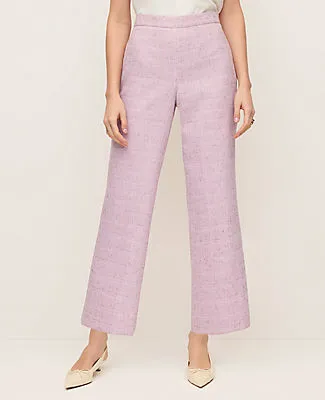 Ann Taylor The Petite Side Zip Straight Pant in Tweed sold by Ann Taylor product image thumbnail 2