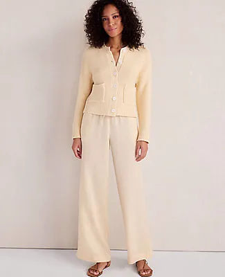 Ann Taylor Haven Well Within Cotton Link Stitch Cardigan sold by Ann Taylor product image thumbnail 3