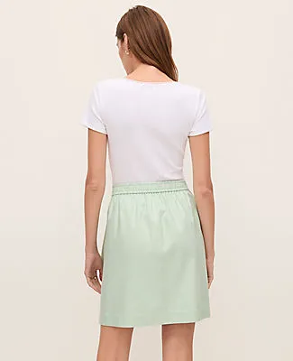 Ann Taylor Weekend Belted Wrap Effect Skirt sold by Ann Taylor product image thumbnail 3