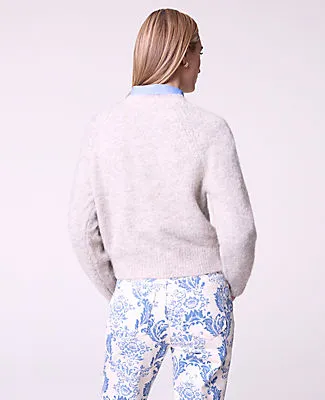 Ann Taylor Weekend Cozy Crew Neck Cardigan sold by Ann Taylor product image thumbnail 2