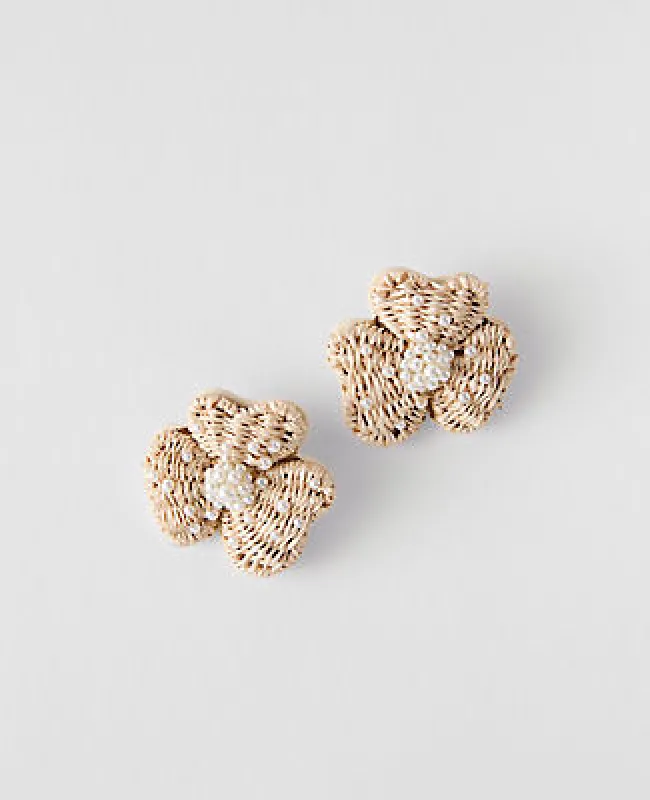 Ann Taylor Threaded Flower Stud Earrings sold by Ann Taylor