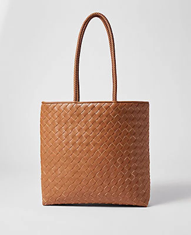 Ann Taylor Weekend Woven Tote made by Ann Taylor