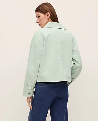 Ann Taylor Weekend Shirt Jacket sold by Ann Taylor product image thumbnail 2
