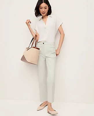 Ann Taylor The Tall Cotton Crop Pant sold by Ann Taylor product image thumbnail 4