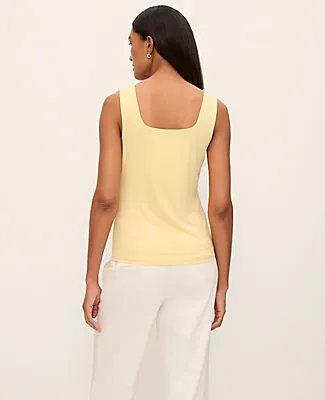Ann Taylor Square Neck Tank Top sold by Ann Taylor product image thumbnail 2