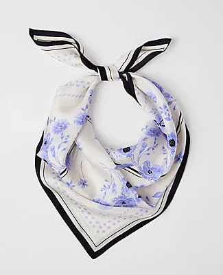 Ann Taylor Floral Silk Scarf sold by Ann Taylor